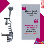 Plasyay Spiral Elektrikli Şofben Duş Hortumu ve Seti thumbnail 2