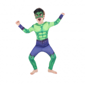 Pijamaskeliler Hulk Yeşil Dev Adam Çocuk Kostüm thumbnail 2