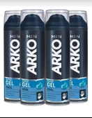 Arko Men Cool 200 ml 4 Adet Tıraş Jeli thumbnail 1