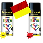 Taraftar Seti Sprey Boya, Sarı-Kırmızı 400 ml thumbnail 1