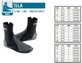 Cressi Isla 7 mm Tabanlı Dalış Botu Xlarge(44-45) thumbnail 9