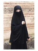 Çarşaf İpek Bütün Peçeli Sultanbaş thumbnail 3