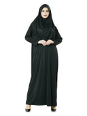 Tek Parça Namaz Elbisesi - Siyah - 5015 thumbnail 1