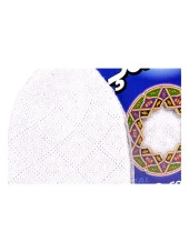 Namaz Takkesi (12 Adet) Beyaz - 8111 thumbnail 2