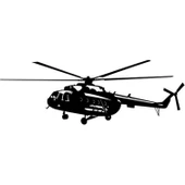 HELİKOPTER FOLYO STİCKER thumbnail 1