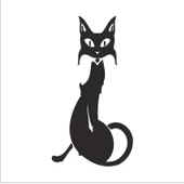 KEDİ FOLYO STİCKER thumbnail 1