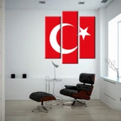 Türk Bayrak Kanvas Tablo thumbnail 2