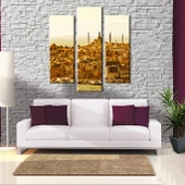 Sepya İstanbul Manzarası  Kanvas Tablo thumbnail 2