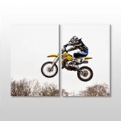 Motorcu Kanvas Tablo thumbnail 1
