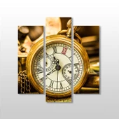 Saat Gold  Kanvas Tablo thumbnail 1
