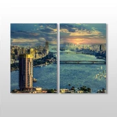 Miami Manzara Kanvas Tablo thumbnail 1