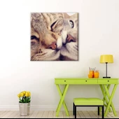 Kedi Çift  Kanvas Tablo thumbnail 2
