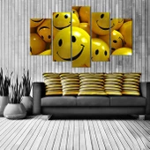Gülen Emojiler Kanvas Tablo thumbnail 2