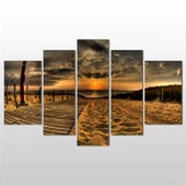 Kumsal Yolu  Kanvas Tablo thumbnail 1