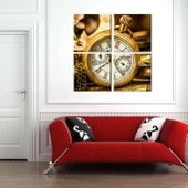 Saat Gold  Kanvas Tablo thumbnail 2