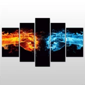Ateş Ve Su  Kanvas Tablo thumbnail 1