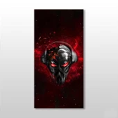 Metal Kafa Kanvas Tablo thumbnail 1