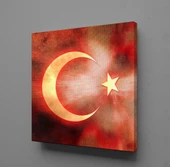 BAYRAĞIN IŞILDAMASI KANVAS TABLO thumbnail 1