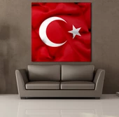 TÜRKİYE BAYRAĞI KANVAS TABLO thumbnail 2