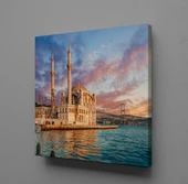 DENİZ MANZARALI CAMİ KANVAS TABLO thumbnail 1