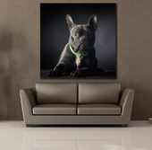 SİYAH KÖPEK KANVAS TABLO thumbnail 2