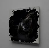 SİYAH ASLAN KANVAS TABLO thumbnail 1