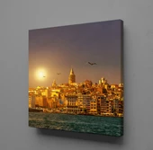 AKŞAM ÜSTÜ GALATA KULESİ KANVAS TABLO thumbnail 1