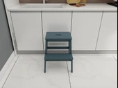 Basamaklı Ahşap Tabure Antrasit Renk thumbnail 4