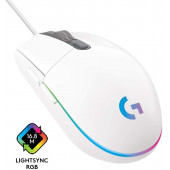 Logitech G102 Lightsync Rgb Kablolu Oyuncu Mouse Beyaz 910-005824 thumbnail 3