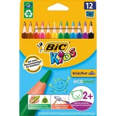 Bic Evolution Üçgen jumbo Boya Kalemi 12 Renk 1632 thumbnail 1