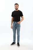 Erkek Likralı Slim Jean Pantolon thumbnail 3
