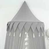 Pamuka Gri 120 Cm Duvar Tentesi thumbnail 5