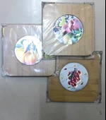 Fame Kitchen Bambu 17x17 cm Kare Dekorlu Nihale - 2 ADET thumbnail 4