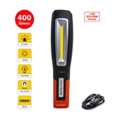 Lu-MAX Şarjlı LED Çalışma Lambası - 400 Lümen thumbnail 1