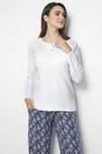 DoReMi White-Black Bayan Pijama Takımı thumbnail 2