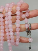 Pembe Kuvars Taşı 99luk Tesbih 8mm (2958) thumbnail 4