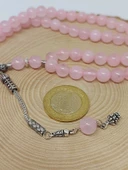 Pembe Kuvars Taşı 99luk Tesbih 8mm (2958) thumbnail 5