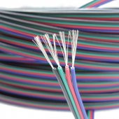 Rgb Şerit Led Kablosu 4 lü Kablo 10Metre thumbnail 1
