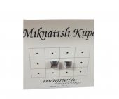 Magnetic Mıkatıslı Küpe Parlak Çift thumbnail 2