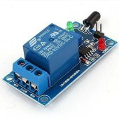 Alev Sensörlü 5v Tekli Röle Modülü - Arduino thumbnail 1