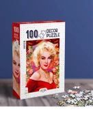 Oyunzu Marilyn Monroe Dekor Puzzle 100 Parça thumbnail 1
