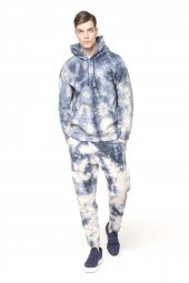 Erkek Batik Kapüşonlu Kanguru Cepli Uzun Kollu Pamuklu Sweatshirt thumbnail 11