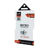 LinkTech O189 Micro USB to Lightning Dönüştürücü Metal Adaptör thumbnail 5