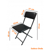 Katlanabilir Sandalye Gri Desenli thumbnail 1
