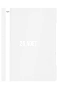 Noki XL Telli Dosya 25'li Paket Beyaz thumbnail 1