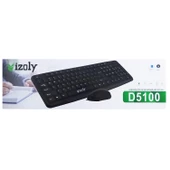 İzoly D5100 Kablolu USB Klavye Ve Mouse Set thumbnail 2