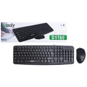 İzoly D5100 Kablolu USB Klavye Ve Mouse Set thumbnail 3