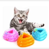 Üç Katlı Dönen Toplu Üçgen Kedi Oyuncağı thumbnail 1
