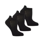 Thermoform Bambu 3'lü Unisex Patik Çorap Siyah thumbnail 1