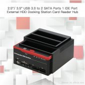 PrimeX PX-2390 USB3.0 2x 2.5"/3.5" Sata/Ide HDD 893U3 Docking Station thumbnail 2